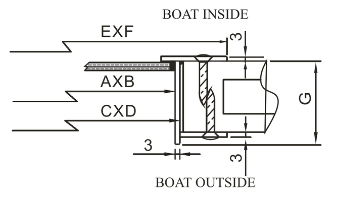 Man Ship Stainless Steel Rectangular 10