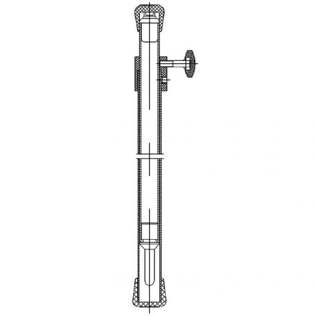 Boat Cover Support Pole, 40” to 70”