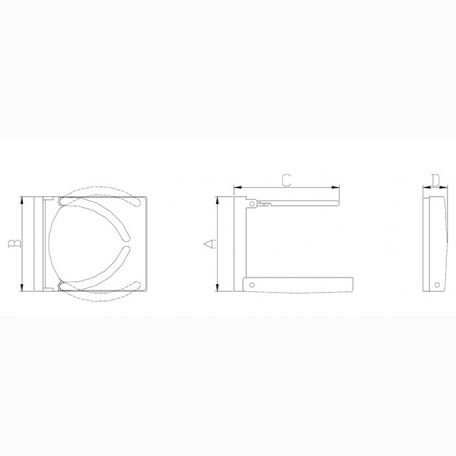 Marine Boat Folding Drink Holder - White