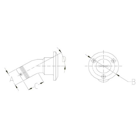 6006S-30 - SS Deck Fill, 30°, Water, 1-1/2