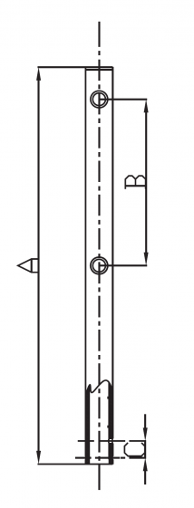 Cylindrical Tip Stanchion