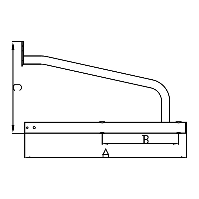 Stainless Gate Stanchion