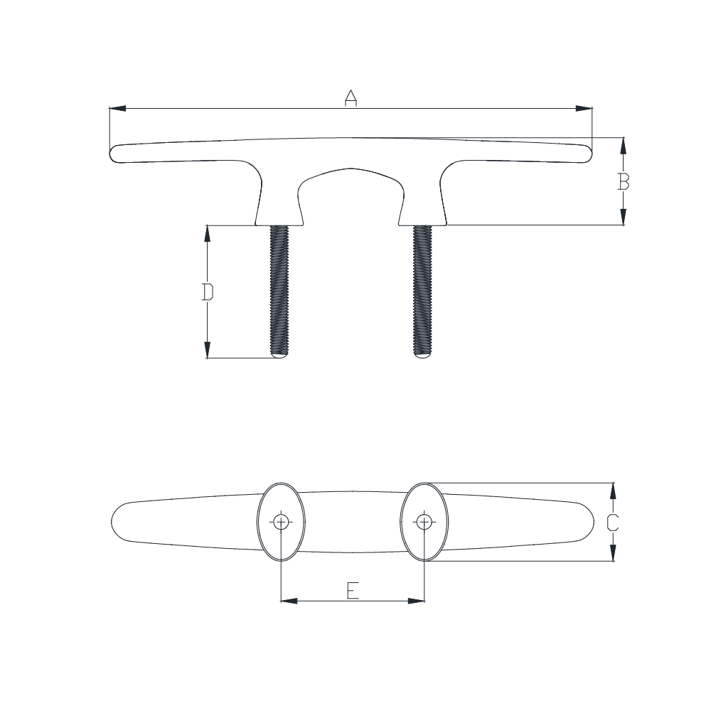 316 Stainless Steel Arch Cleat