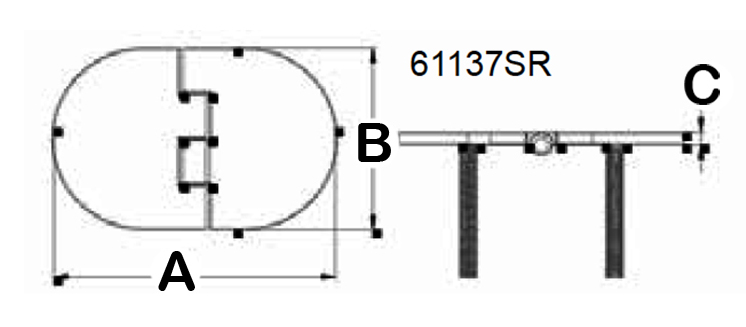  Reverse Oval Hinge