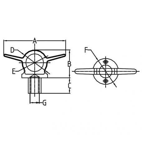 Stainless Steel Lift Ring Cleat