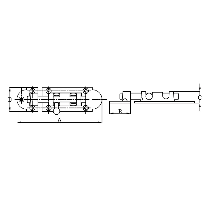 Heavy Duty Barrel Bolt