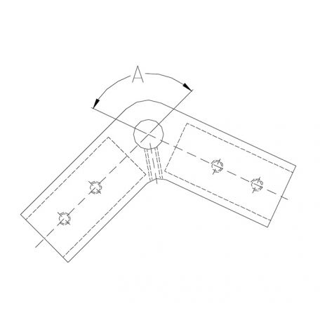 Stainless Steel Boat Hand Rail 125 Degree Bow Form, 7/8