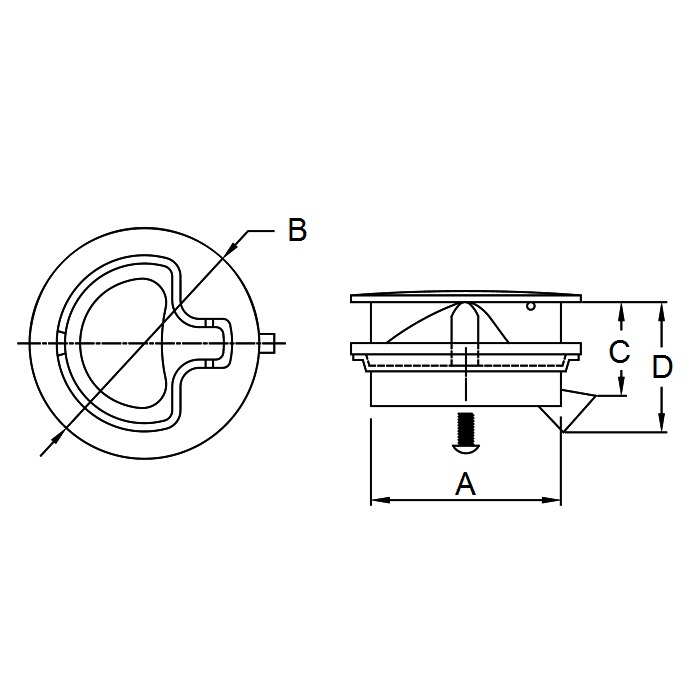 Nylon Round Slam Latches