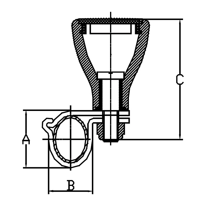 Stainless Steering Wheel Maneuvering Knob