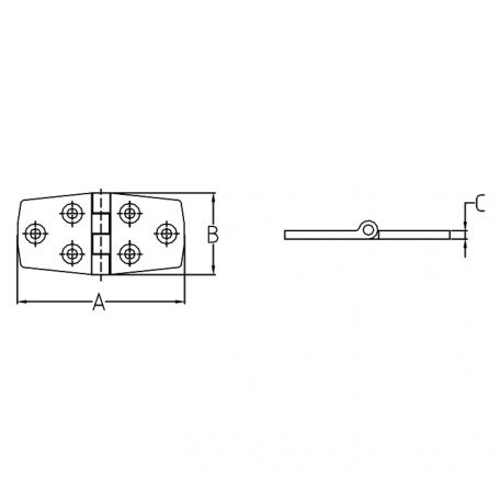 Stainless Locker Hinge 6