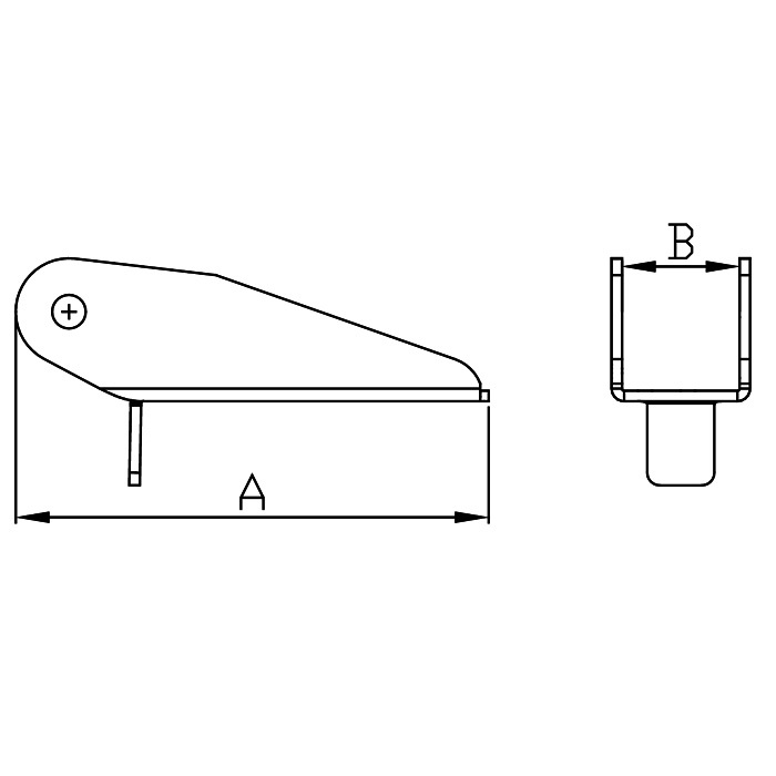 Transom Boat Ladder Gudgeon