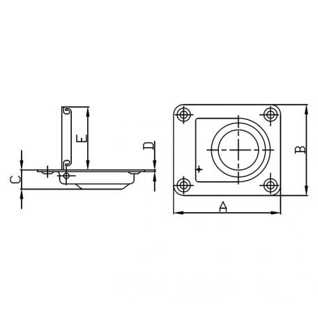 Spring Loaded Ring Pull, Stainless Steel