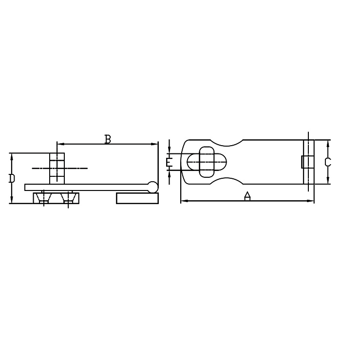 Stainless Swivel Hasp