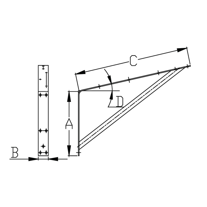Swim Platform Mounting Bracket