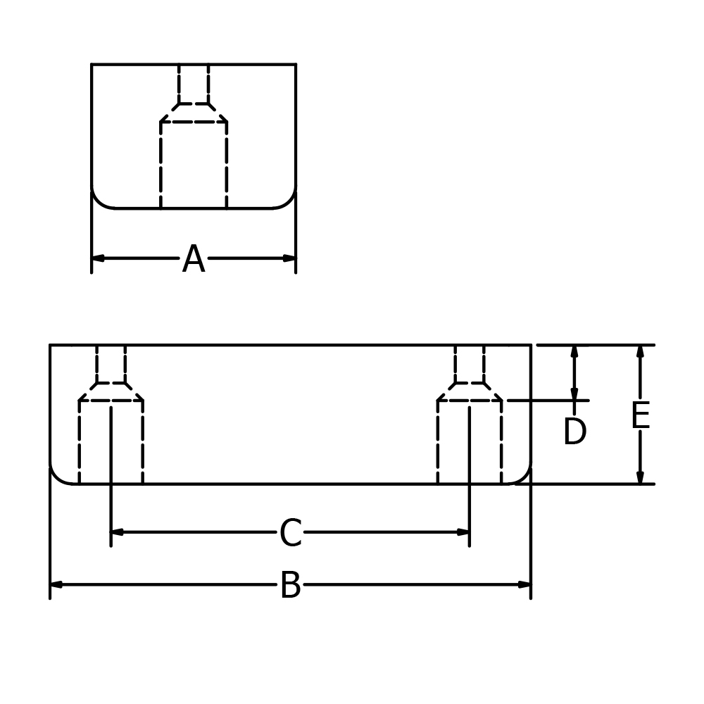Delrin Spacer Blocks