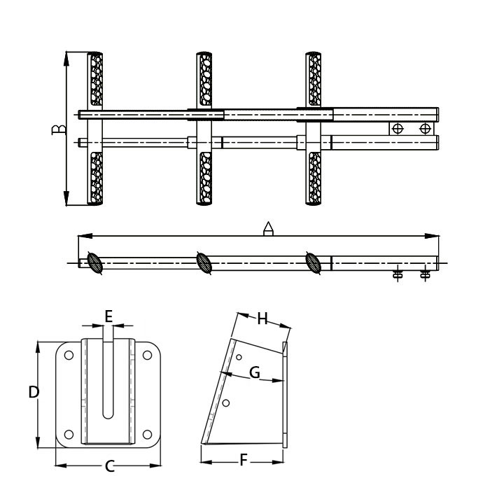 Stainless Steel Telescoping Sport/Diver Ladder