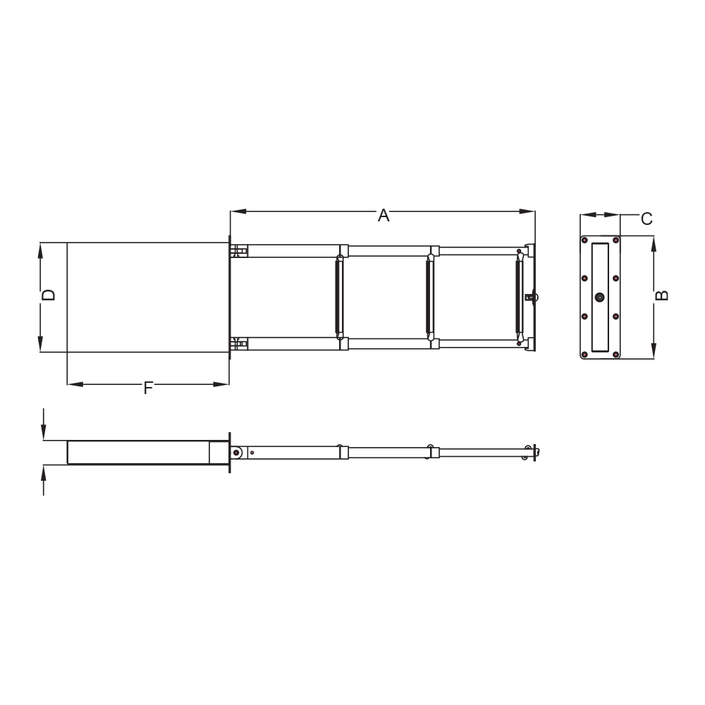 304 Stainless Steel Mailbox Ladder, 3 Step