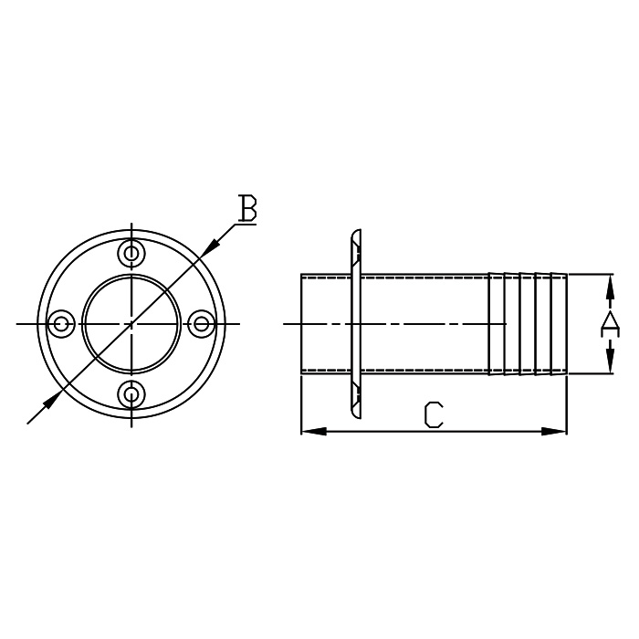 Transom Exhaust Pipe