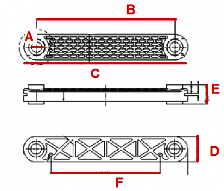 Traction Molded Polypropylene Black Step