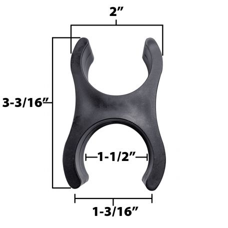 Storage / Stowing Clips for B00351PL-WS Pontoon Ladder 