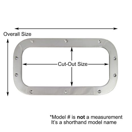 Standard Rectangular Trim Ring 