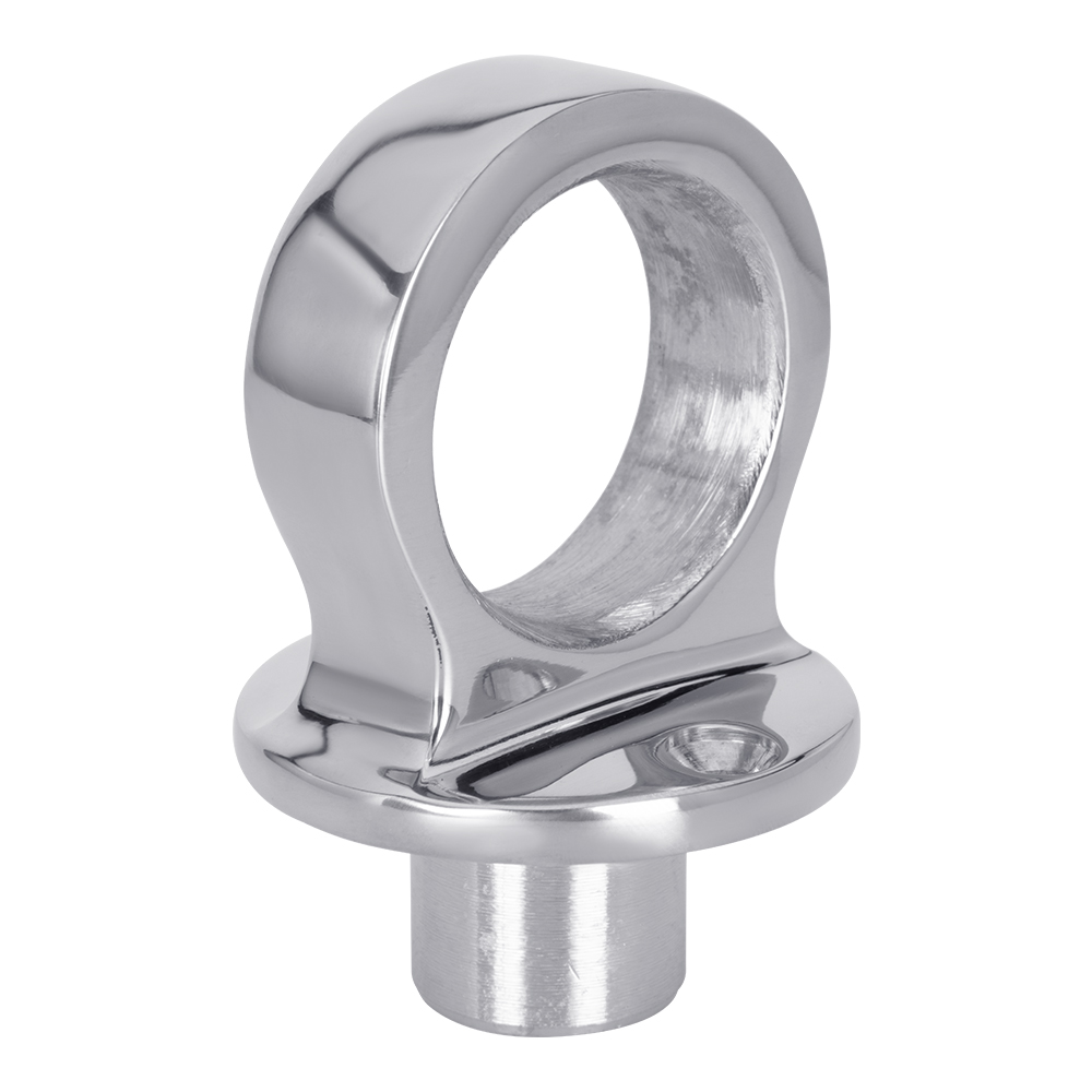 Boat Marine Stainless Steel Lifting Eye Without Cleat 1-1/2" Threaded For 5/8" 