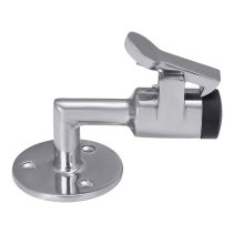 316 Stainless Steel Cushioned Door Holder, 2'' x 2-1/2''
