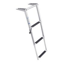 Over Platform Telescoping Ladder with Handle Bar