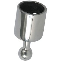 Stainless Steel Ball & Socket Top Cap 1’’ Tube