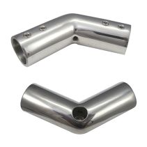 Stainless Steel Boat Hand Rail 125 Degree Bow Form, 7/8"