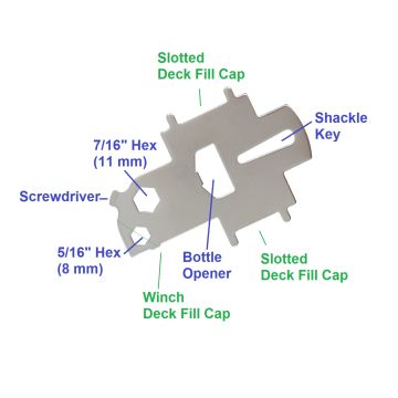 Deck Fill Key Stainless