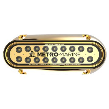 Metro Marine High-Output Elongated Underwater Light w/Intelligent Monochromatic LED&#39;s - White, 90&deg; Beam