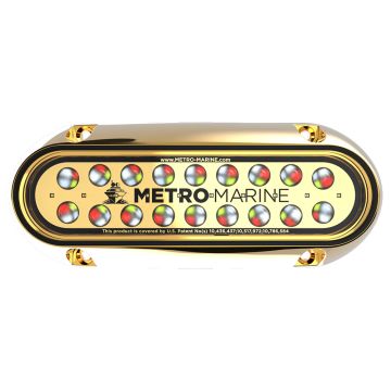 Metro Marine High-Output Elongated Underwater Light w/Intelligent Full Spectrum LED&#39;s - RGBW, 45&deg; Beam