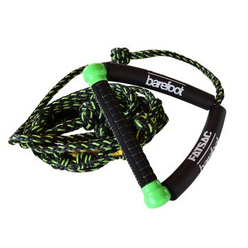 FATSAC 25&#39; Wake Surf Rope &amp; Handle Combo - Green &amp; Black
