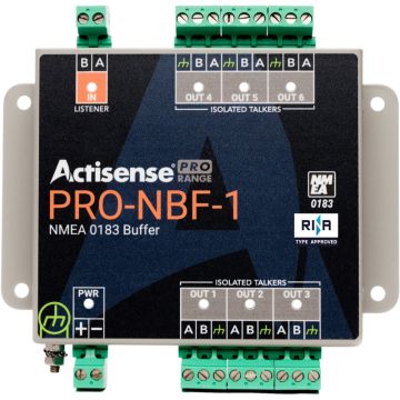 Actisense PRO NMEA Buffer - 1 OPTO Input, 6 ISO-Drive Outputs, Serial Port, Pluggable Screw Terminals