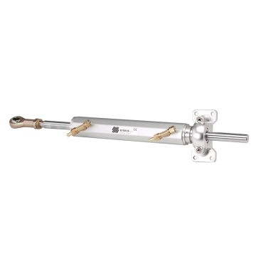 Uflex UC215-I Cylinder 215cc 9&quot; Stroke Aluminum Uses KITOB SVS Hoses