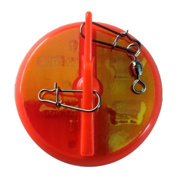 Luhr-Jensen 2-1/4&quot; Dipsy Diver - Fire/Silver Bottom Moon Jelly