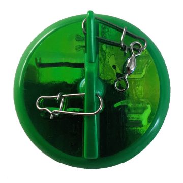 Luhr-Jensen 2-1/4&quot; Dipsy Diver - Kelly Green/Silver Bottom Moon Jelly