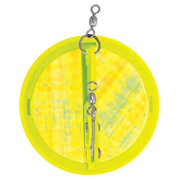 Luhr-Jensen 3-1/4&quot; Dipsy Diver - Chartreuse/Silver Bottom Moon Jelly