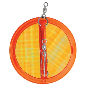 Luhr-Jensen 4-1/8&quot; Dipsy Diver - Fire/Silver Bottom Moon Jelly