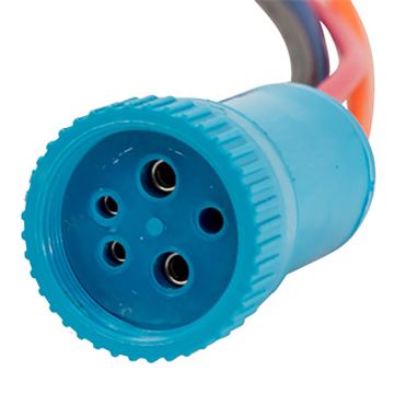 Bluewater 19mm Electronic Deutsch Connector w/4-Wire Pigtail - 1' Lead