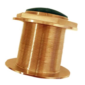 Echonautics Bronze Low-Profile Thru-Hull High-Frequency CHIRP Transducer - 1kW, 12&deg; Tilt, 130-210kHz