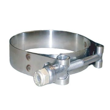 Trident Marine 316 Stainless Steel T-Bolt Clamp 3/4&quot; Band - Range 8.25&quot; to 8.69&quot; *10-Count