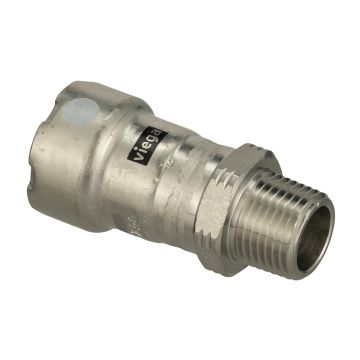 Viega MegaPress 316 FKM MPT Adapter - 1/2&quot; x 1/2&quot; (MPT)