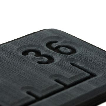 SeaDek 36&rdquo; Routed Ruler - 6mm - Brushed Texture - Dark Grey/Black