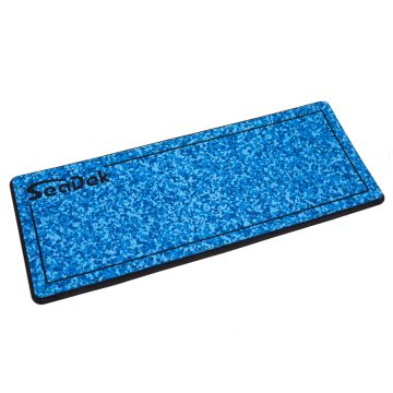 SeaDek 16&rdquo; x 39&quot; 20mm Dual Density Large Helm Pad w/SeaDek Logo - Brushed Texture - Aqua Camo/Black (406.4mm x 990.6mm x 20mm)