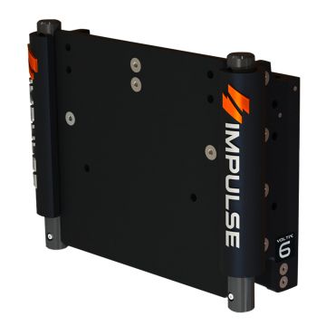 IMPULSE 6&quot; Set Back Electric Jack Plate w/Standard Control - Black Anodize