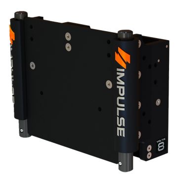 IMPULSE 8&quot; Set Back Electric Jack Plate w/Standard Control - Black Anodize