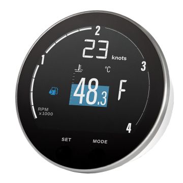 Veratron 85mm (3-3/8&quot;) VMH-35D Diesel Multifunction Gauge - NMEA2000 Certified (12-24V)