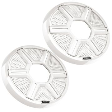 Fusion Apollo&trade; 8.8&quot; Shielded White Speaker Grilles (Pair)
